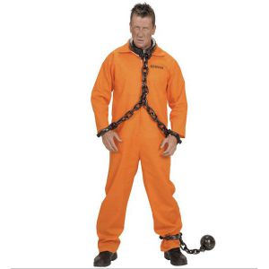 Disfraz de preso para hombre naranja: Disfraces adultos,y disfraces  originales baratos - Vegaoo