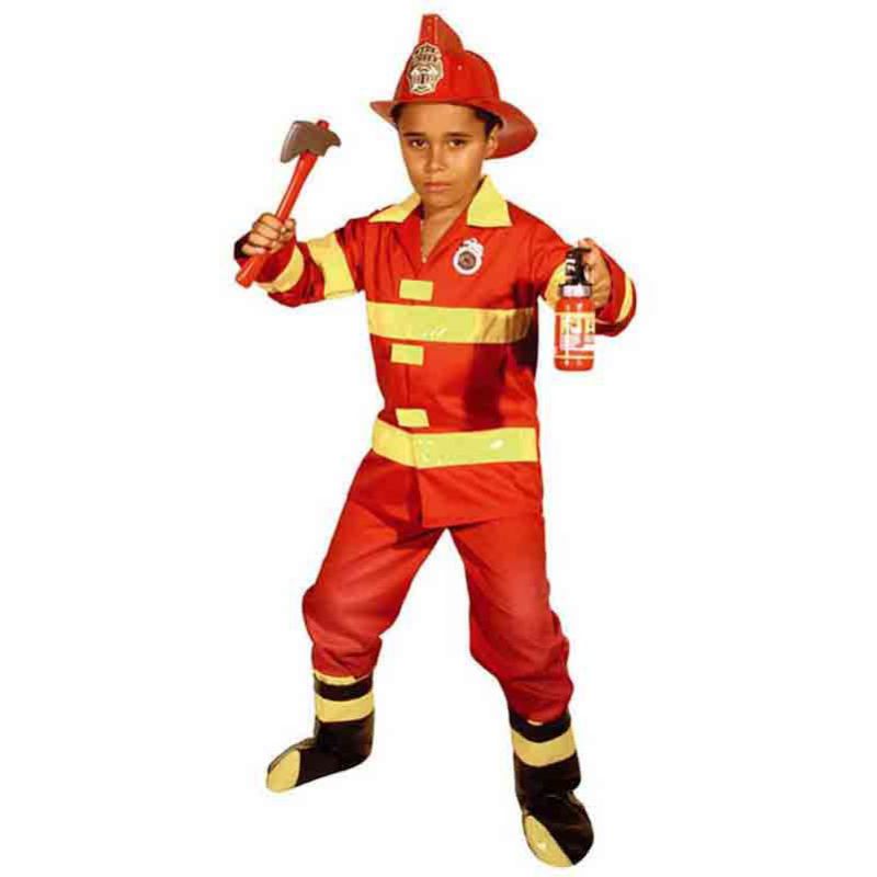 Puede soportar Día del Niño dentro de poco Disfraz bombero fc niños de 2 a 10 años - Barullo.com