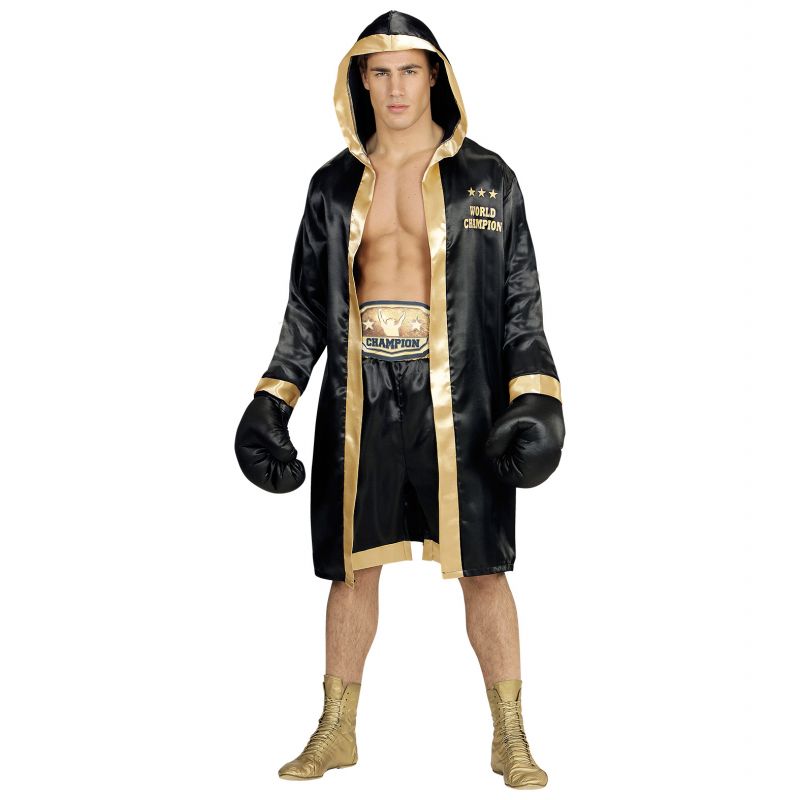 disfraz boxeador adulto con guantes
