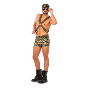 Disfraz de soldado sexy de Halloween