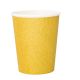 Vasos oro glitter 8 und