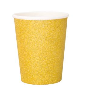 Vasos oro glitter 8 und