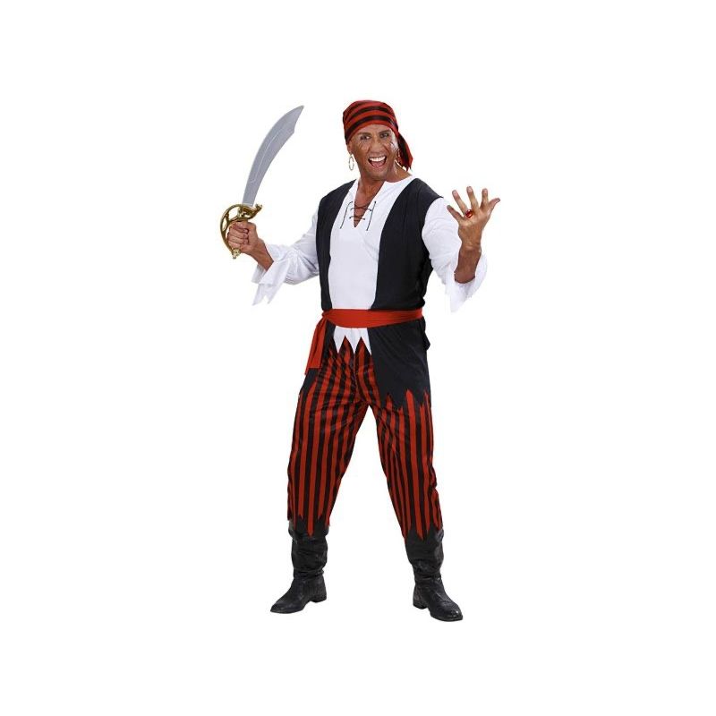Disfraz pirata Caribe adulto 
