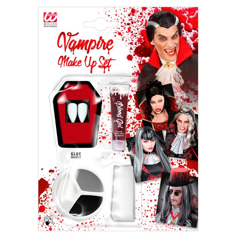 Kit Colmillos Vampiro para Disfraces de Halloween