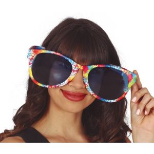 Gafas gigantes multicolor