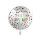 Globo feliz cumple confet