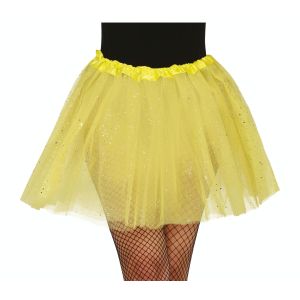 Tutu amarillo glitter