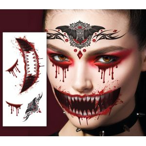 Tatuaje cara vampiro