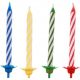 Velas soporte colores basic