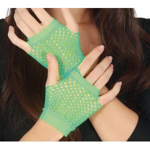 Guantes mitones verdes