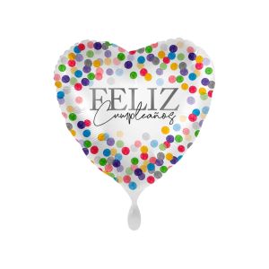 Globo feliz cumple corazon 