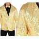 Chaqueta lentejuelas oro