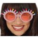 Gafas rosas glitter