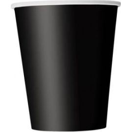 Vasos negros 270ml 8und