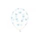 Globos transparentes cor azul