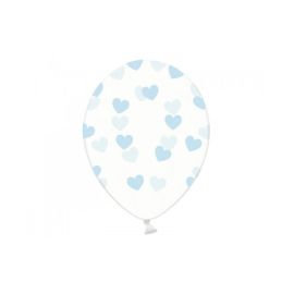 Globos transparentes cor azul