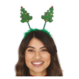 Diadema arbolitos navidad