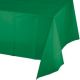 Mantel plastico verde esmeralda