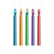 Velas llama de colores 10 und