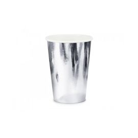 Vasos plata brillo