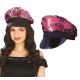 Gorra lentejuelas rosa