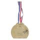 Set 3 medallas oro plata bronce