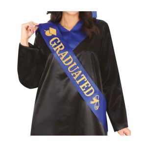 Banda graduado azul