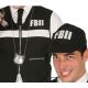 Chaleco y gorra fbi