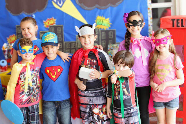 Set Decoración De Cumpleaños Superheroes Fiesta Cotillón